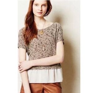 moth cropped sweater (anthropologie)